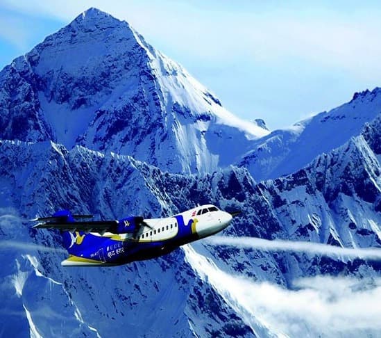 Mountain Flight in Nepal