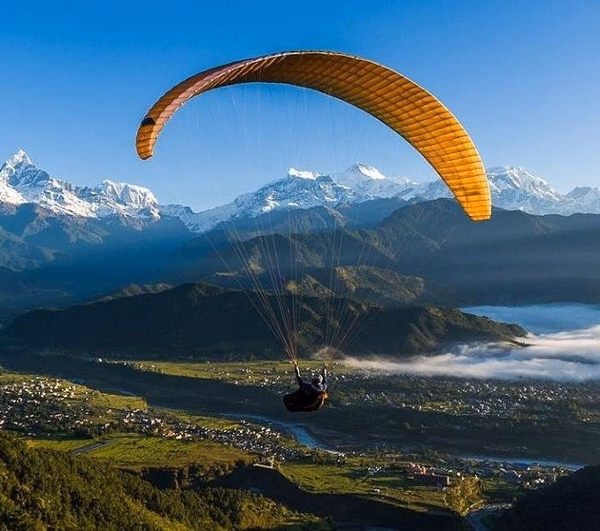 Paragliding In Nepal
